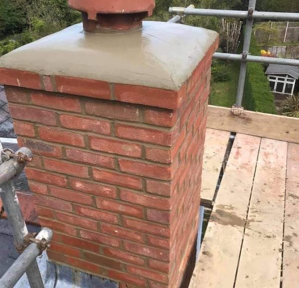Chimney being repaired in Milltownpass