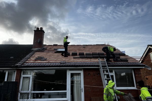Our roofers working in Streamstown